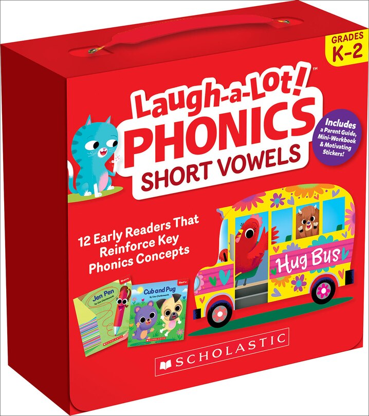 Front cover_Laugh-A-Lot Phonics: Short Vowels (Parent Pack)