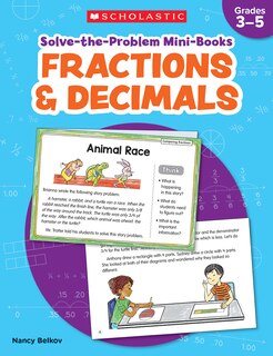 Front cover_Solve-the-Problem Mini Books: Fractions & Decimals