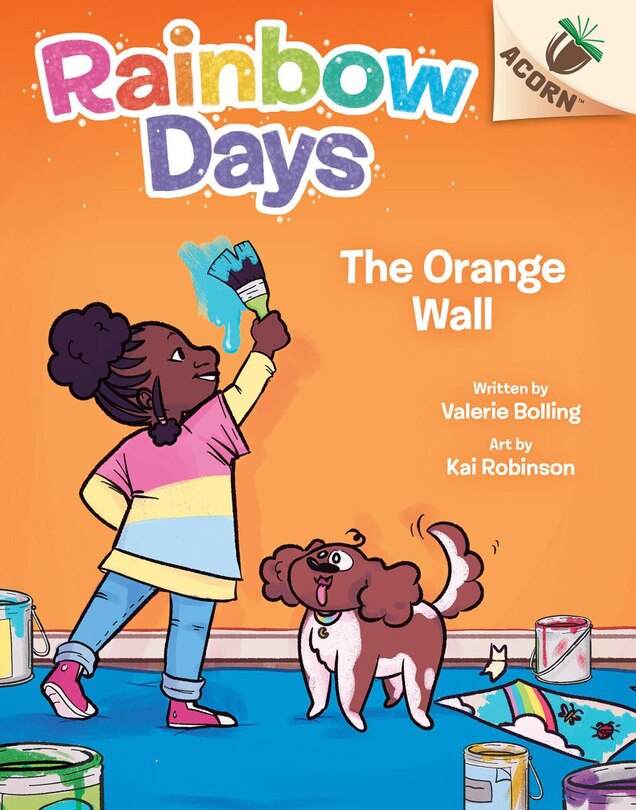 Couverture_The Orange Wall: An Acorn Book (Rainbow Days #3)