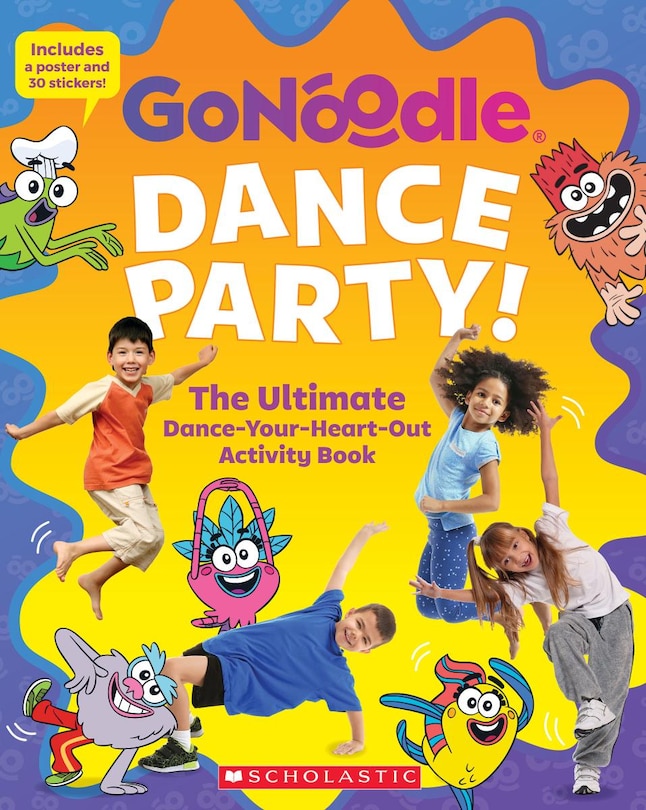 Front cover_Dance Party! The Ultimate Dance-Your-Heart-Out Activity Book (GoNoodle) (Media tie-in)