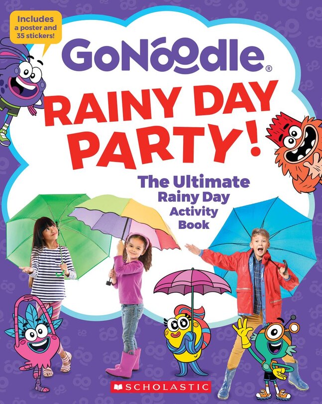 Front cover_Rainy Day Party! The Ultimate Rainy Day Activity Book (GoNoodle) (Media tie-in)