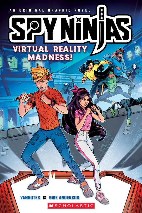 Front cover_Spy Ninjas Official Graphic Novel: Virtual Reality Madness!