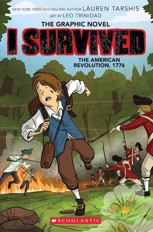 Front cover_I Survived the American Revolution, 1776 (I Survived Graphic Novel #8)