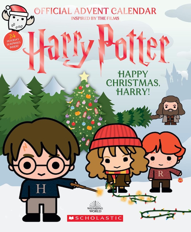 Front cover_Happy Christmas, Harry: Official Harry Potter Advent Calendar