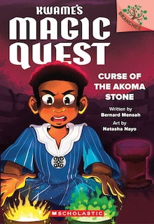 Couverture_Curse of the Akoma Stone: A Branches Book (Kwame's Magic Quest #4)