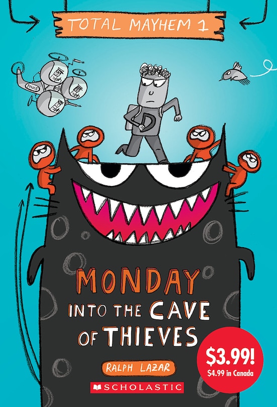 Couverture_Monday – Into the Cave of Thieves (Total Mayhem #1)