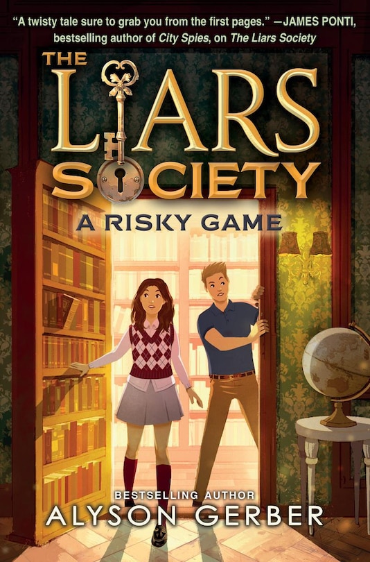 Front cover_A Risky Game (The Liars Society #2)