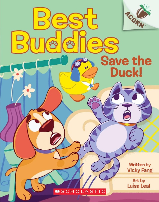 Couverture_Save the Duck!: An Acorn Book (Best Buddies #2)