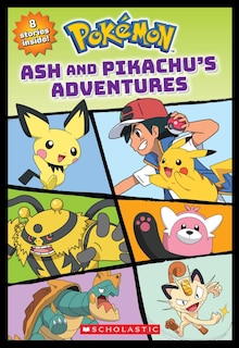 Front cover_Ash and Pikachu's Adventures (Pokémon) (Media tie-in)