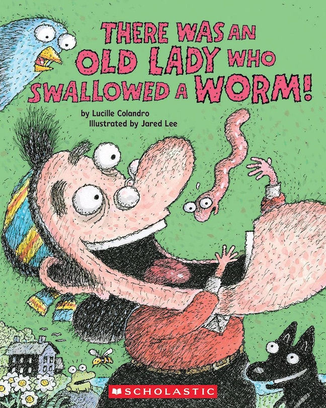 Couverture_There Was an Old Lady Who Swallowed a Worm!