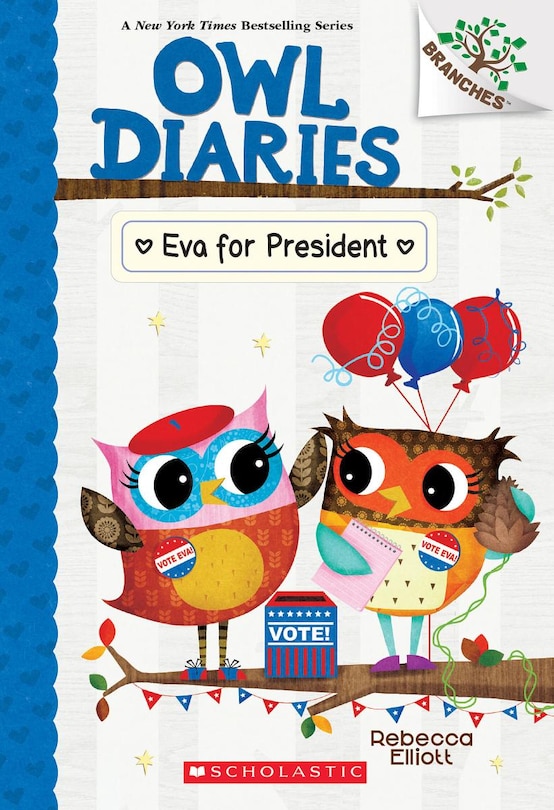 Front cover_Eva for President: A Branches Book (Owl Diaries #19)