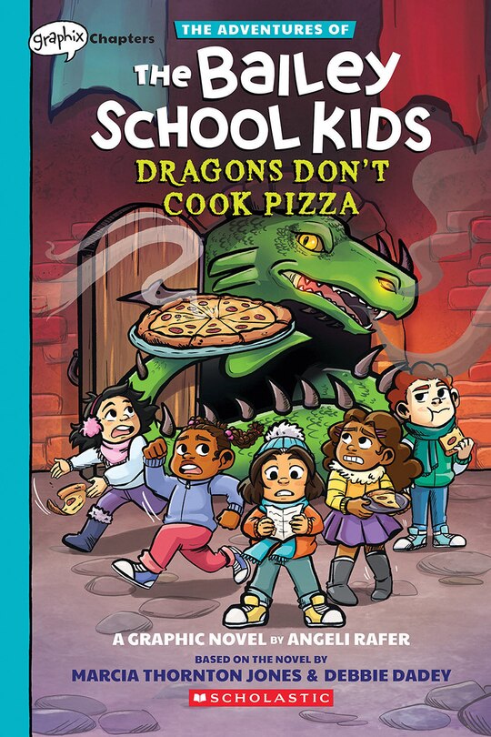 Couverture_Dragons Don't Cook Pizza: A Graphix Chapters Book (The Adventures of the Bailey School Kids #4)