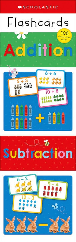 Front cover_Addition & Subtraction Flashcard Double Pack: Scholastic Early Learners (Flashcards)