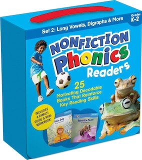 Couverture_Nonfiction Phonics Readers Set 2: Long Vowels, Digraphs & More (Single-Copy Set)