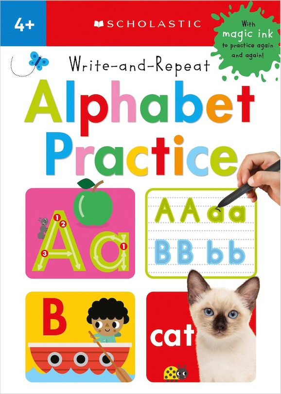 Front cover_Write-and-Repeat Alphabet Practice: Scholastic Early Learners (Write-and-Repeat)