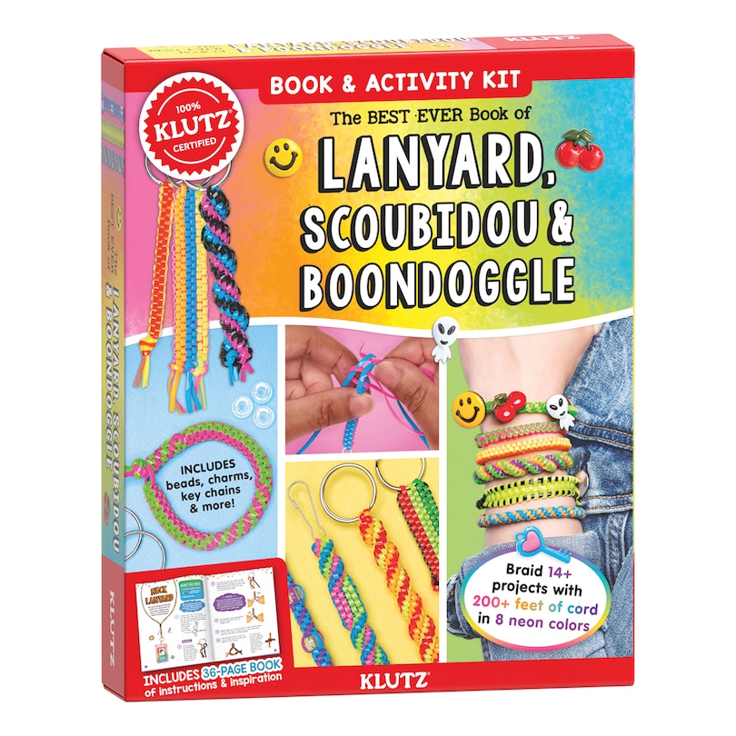 Front cover_Best Ever Book of Lanyard, Scoubidou & Boondoggle