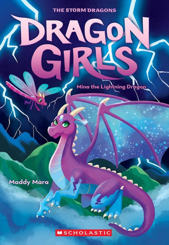 Front cover_Mina the Lightning Dragon (Dragon Girls #14)