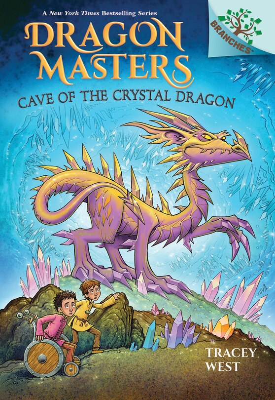 Front cover_Cave of the Crystal Dragon: A Branches Book (Dragon Masters #26)