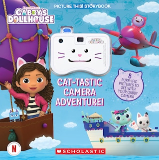 Front cover_Cat-tastic Camera Adventure! (Gabby's Dollhouse) A Picture This! Storybook (Media tie-in)