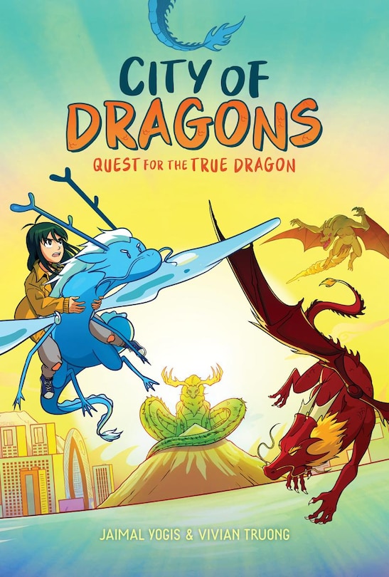 Front cover_Quest for the True Dragon: A Graphic Novel (City of Dragons #3)