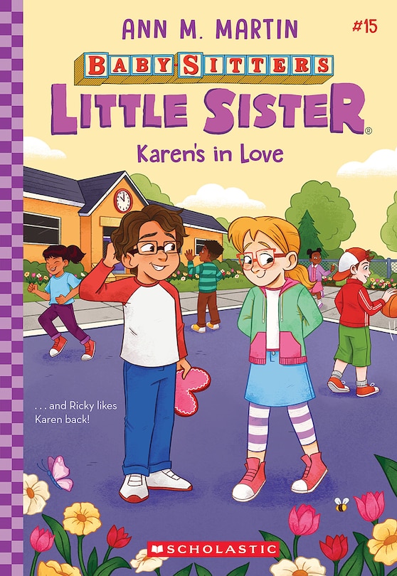 Front cover_Karen's In Love (Baby-sitters Little Sister #15)
