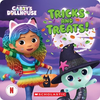 Front cover_Tricks and Treats (Gabby's Dollhouse Storybook)
