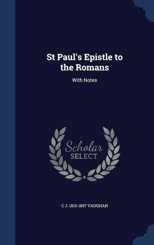 Front cover_St Paul's Epistle to the Romans