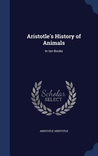 Couverture_Aristotle's History of Animals