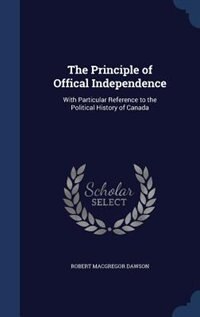 Front cover_The Principle of Offical Independence