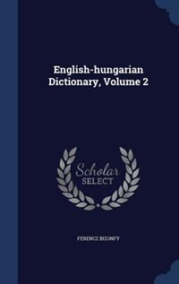 Front cover_English-hungarian Dictionary, Volume 2
