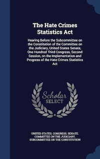 Front cover_The Hate Crimes Statistics Act