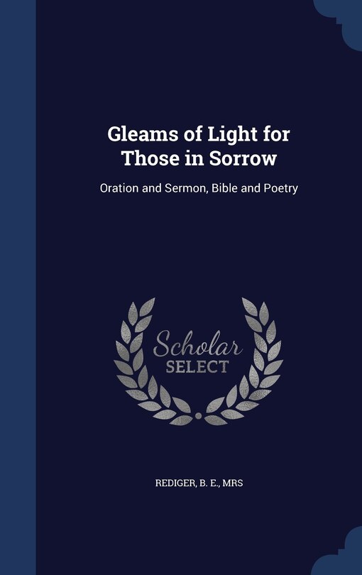 Front cover_Gleams of Light for Those in Sorrow