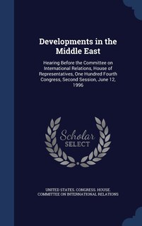 Front cover_Developments in the Middle East