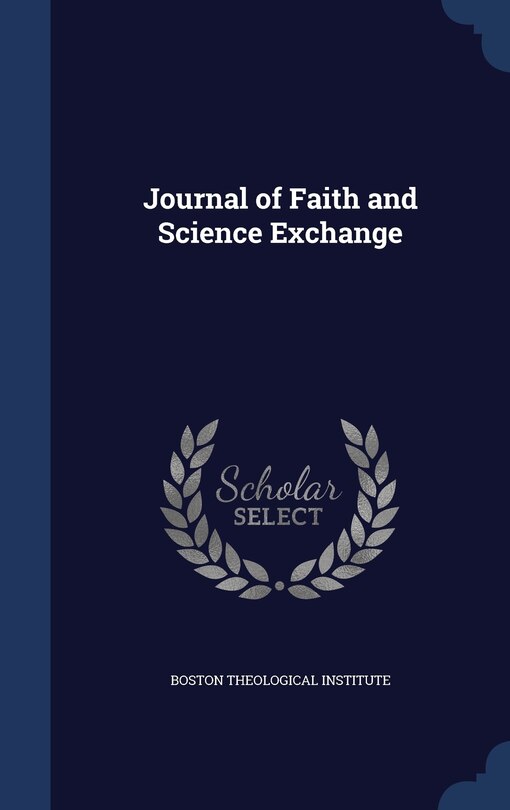Front cover_Journal of Faith and Science Exchange