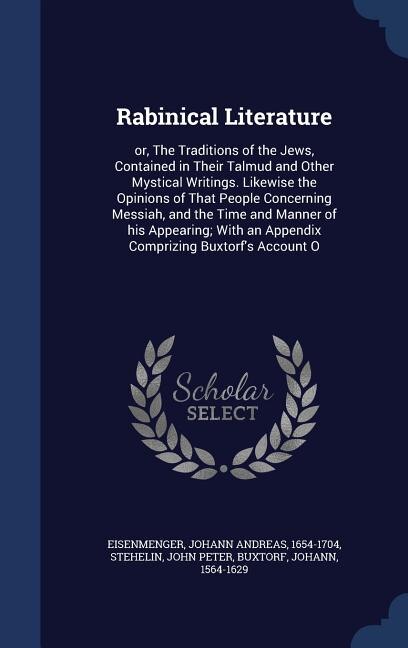 Front cover_Rabinical Literature