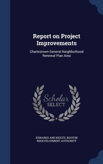 Front cover_Report on Project Improvements