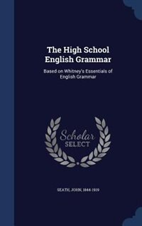 Couverture_The High School English Grammar