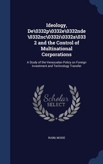 Front cover_Ideology, De\0332p\0332e\0332nde\0332nc\0332i\0332a\0332 and the Control of Multinational Corporations