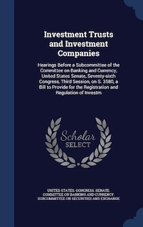Front cover_Investment Trusts and Investment Companies