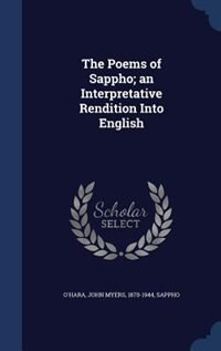 Couverture_The Poems of Sappho; an Interpretative Rendition Into English