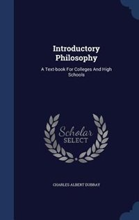 Front cover_Introductory Philosophy
