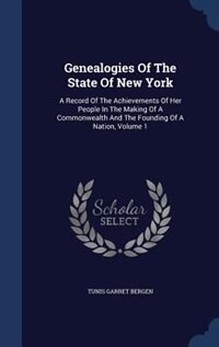 Front cover_Genealogies Of The State Of New York