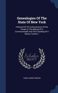Front cover_Genealogies Of The State Of New York
