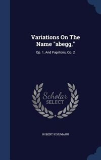 Couverture_Variations On The Name abegg,