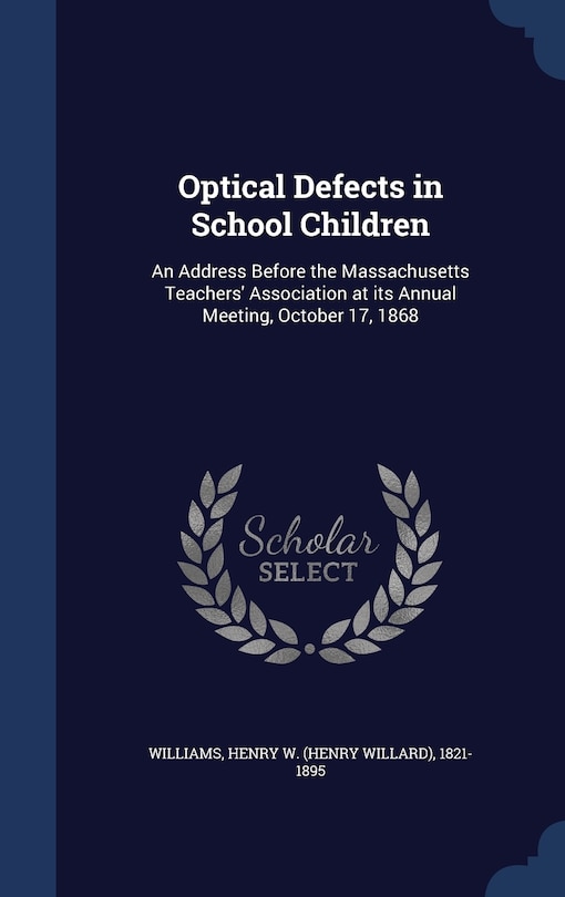 Front cover_Optical Defects in School Children