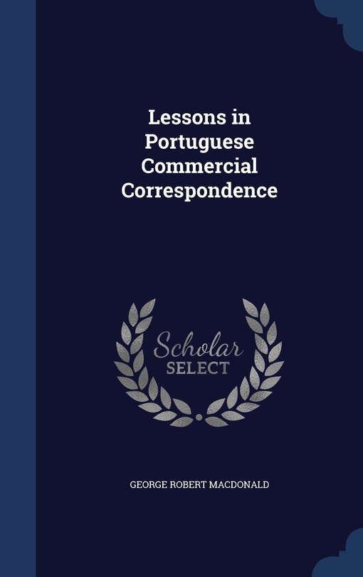 Front cover_Lessons in Portuguese Commercial Correspondence