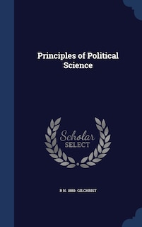 Front cover_Principles of Political Science