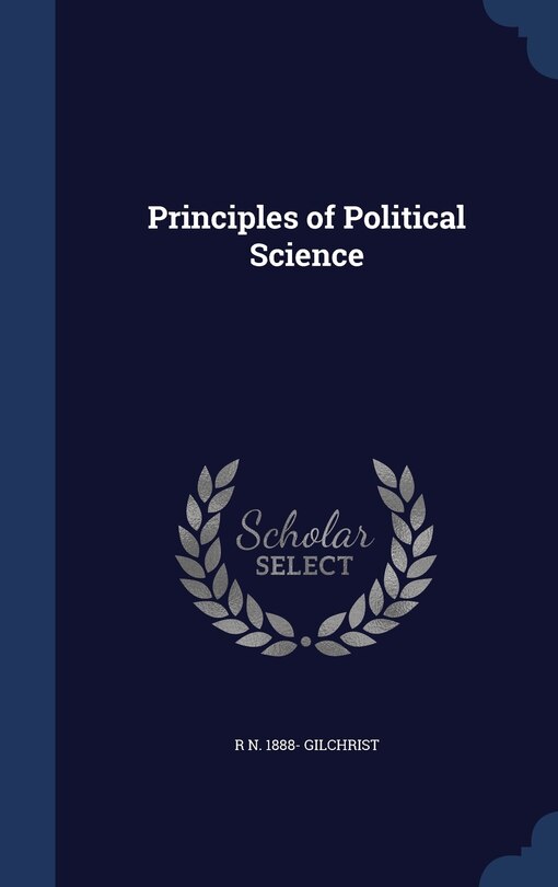 Front cover_Principles of Political Science