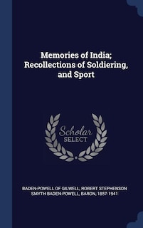 Couverture_Memories of India; Recollections of Soldiering, and Sport