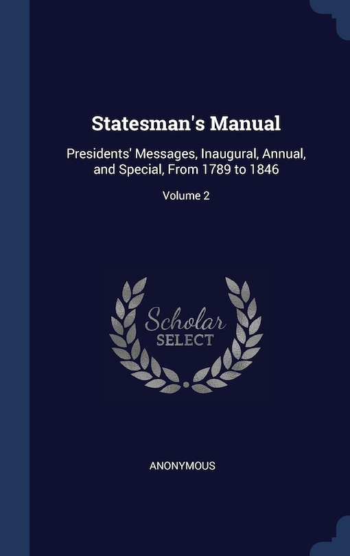 Couverture_Statesman's Manual